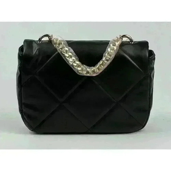 Badgley Mischka Womens Diamond-Quilted Chain Crossbody Bag NWT $149 - Picture 2 of 4